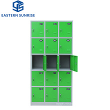 Factory Price Steel Furniture Detachable Storage Cabinet Metal 15 Door Locker